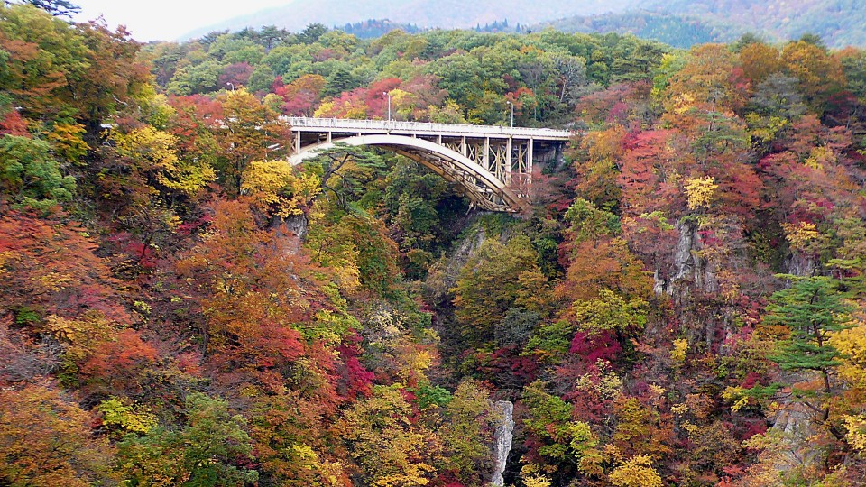 鳴子峽與大深澤橋