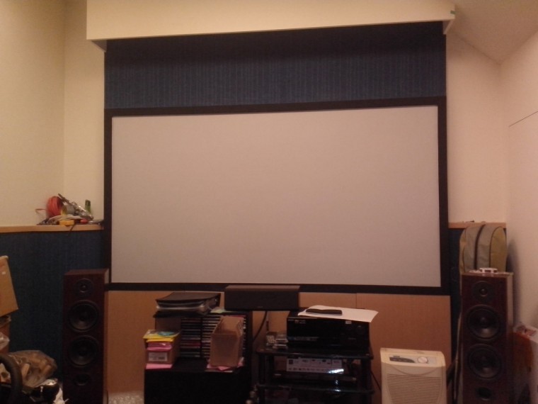 木工固定幕加灰漆