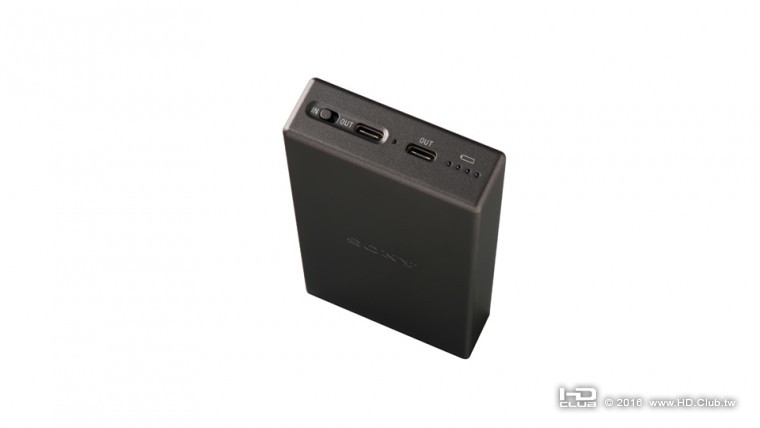 圖3) Sony CP-SC10行動電源小巧的機身具有2個Type-C輸出埠，可同時為兩種設備進行充電.jpg