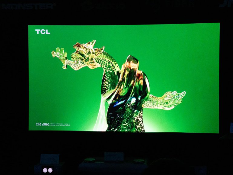 堅果159% DCI-P3短焦雷射投影機豐富色階的畫面